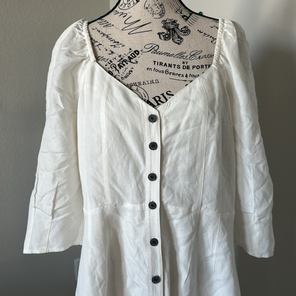 SOMETHING NAVY dress states size 1, generous sizing - Picture 2 of 7